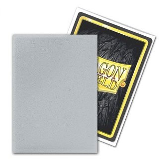 Dragon Shield Card Sleeves (Non-Glare): Standard Silver Matte (63x88mm) - 100 stuks