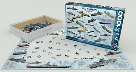 WWII Warships - Puzzel (1000)