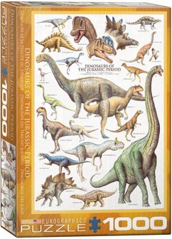 Dinosaurs of the Jurassic Period - Puzzel (1000)