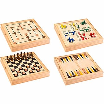 Houten Spellen Verzameling