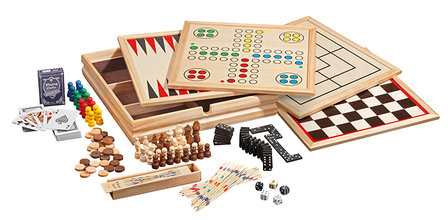 Houten Spellen Verzameling