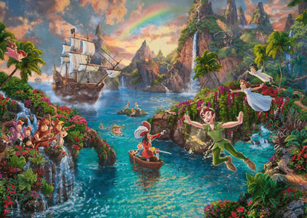 Peter Pan&#039;s Never Land - Puzzel (1000)