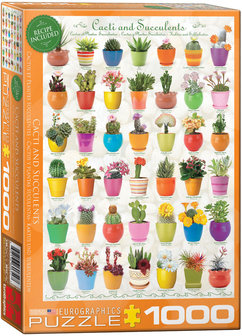 Cacti &amp; Succulents - Puzzel (1000)