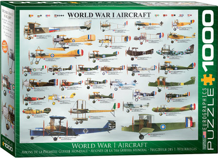 World War I Aircraft - Puzzel (1000)