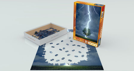 Lightning Striking Tree - Puzzel (1000)