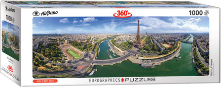 Paris, France - Panorama Puzzel (1000)