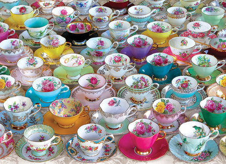 Tea Cup Collection - Puzzel (1000)