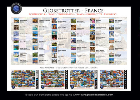 Globetrotter, France - Puzzel (1000)