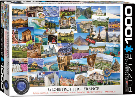 Globetrotter, France - Puzzel (1000)