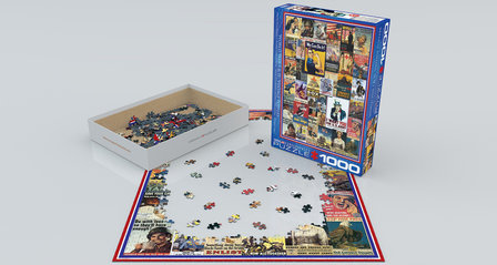 World War I &amp; II Vintage Posters - Puzzel (1000)