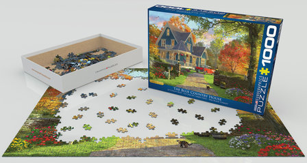 The Blue Country House - Puzzel (1000)