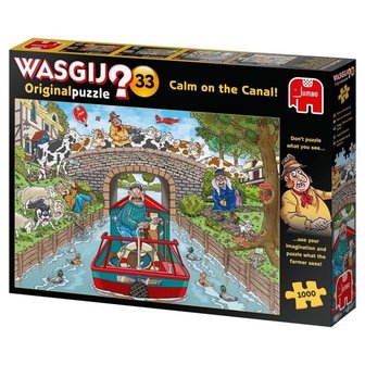 Wasgij Original Puzzel (#33): Kalm op het Kanaal! (1000)