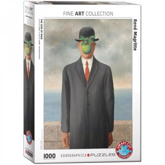 The Son of Man, Ren&eacute; Margritte - Puzzel (1000)