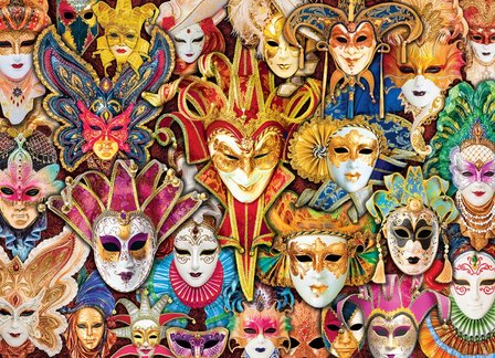 Venetian Masks - Puzzel (1000)