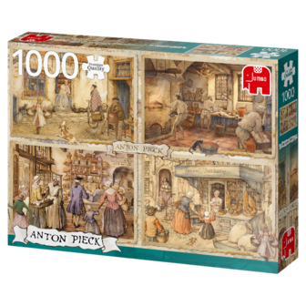 Anton Pieck: Bakkers uit de 19e eeuw - Puzzel (1000)