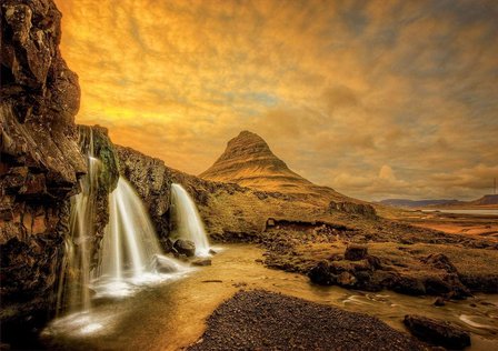 Kirkjufellsfoss Waterfall, Iceland - Puzzel (1000)