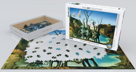 Swans Reflecting Elephants, Salvador Dali - Puzzel (1000)