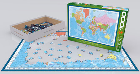 Map of the World - Puzzel (1000)