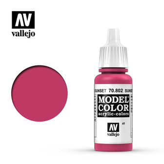 Model Color: Sunset Red (Vallejo)