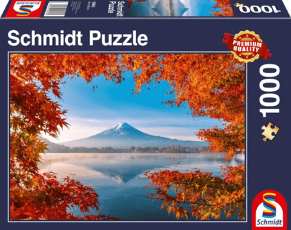 Herfstmagie bij de Fuji - Puzzel (1000)