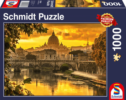 Gouden licht boven Rome - Puzzel (1000)