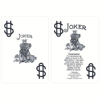 Prestige Poker Playing Cards: 100% Plastic - Blue (Bicycle)