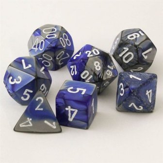 Gemini Blue-Steel/White Polydice (7)