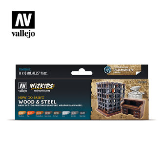 Wood &amp; Steel (Vallejo &amp; Wizkids Premium Paints)