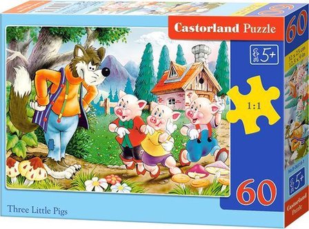 Three Little Pigs - Puzzel (60)