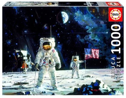 First Men on the Moon - Puzzel (1000)