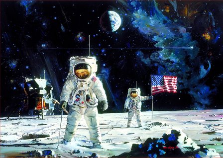 First Men on the Moon - Puzzel (1000)