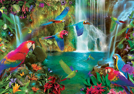 Perroquets tropicaux - Puzzle (1000)