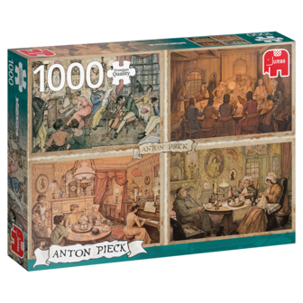 Anton Pieck: Vermaak in de Woonkamer - Puzzel (1000)