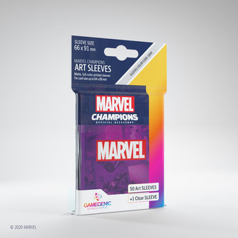 Gamegenic Marvel Champions Art Sleeves (66x91mm) - 50+1