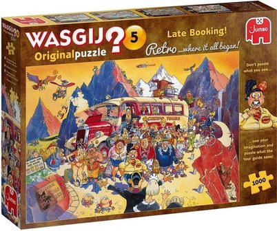 Wasgij Original Retro Puzzel (#5): Last Minute Booking! (1000)