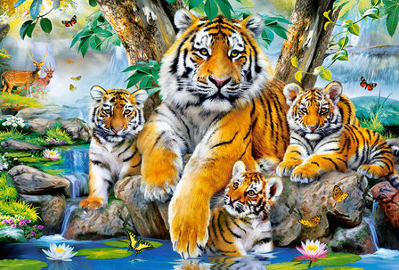 Tigers by the Stream - Puzzel (1000)