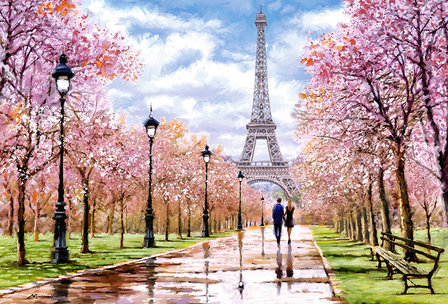 Romantic Walk in Paris - Puzzel (1000)