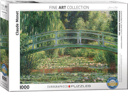 The Japanese Footbridge, Claude Monet - Puzzel (1000)