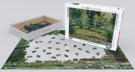 The Japanese Footbridge, Claude Monet - Puzzel (1000)