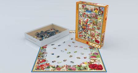 Flowers Seed Catalogue Collection - Puzzel (1000)