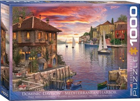 Mediterranean Harbor - Puzzel (1000)