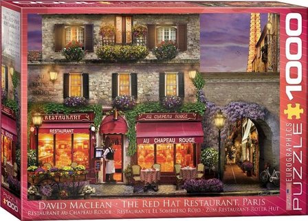 The Red Hat Restaurant, Paris - Puzzel (1000)