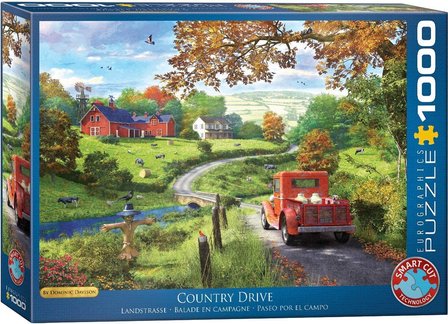 The Country Drive - Puzzel (1000)