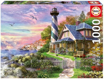 Lighthouse at Rock Bay - Puzzel (1000)