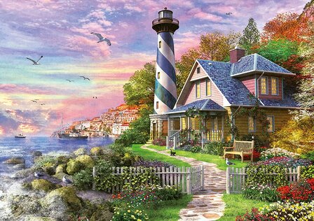 Lighthouse at Rock Bay - Puzzel (1000)