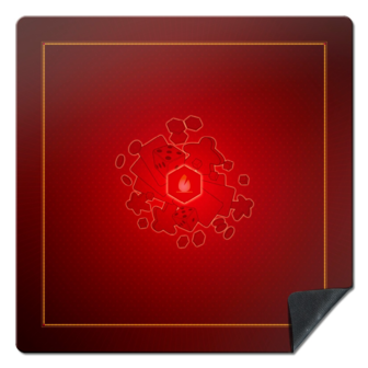 Playmat: Universal Red (92x92cm)