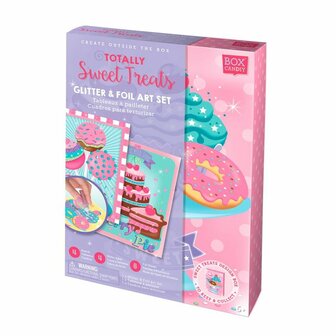 Box Candiy: Totally Sweet Treats (Glitter Art Set)