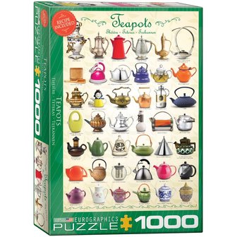 Teapots - Puzzel (1000)