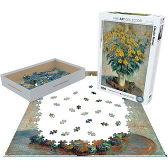 Jerusalem Artichoke Flowers, Claude Monet - Puzzel (1000)