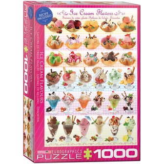 Ice Cream Flavors - Puzzel (1000)